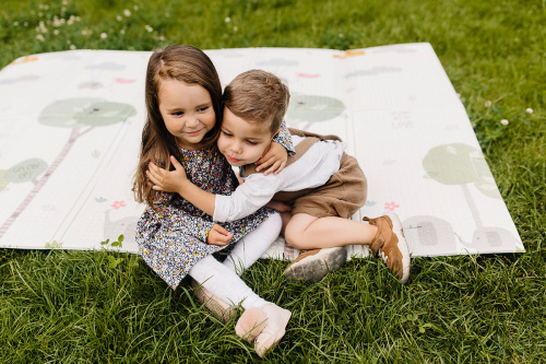Портативный детский коврик развивающий складной PARKLON Portable Весёлая прогулка 200х140х1 см фото 9