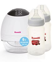 Двухфазный электрический молокоотсос Ramili SE500 с двумя бутылочками