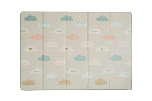 Детский коврик развивающий складной PARKLON Sillky Portable Облачка, 140x200x1 см фото 23