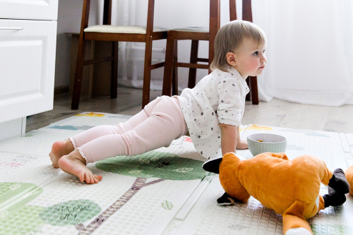 Портативный детский коврик развивающий складной PARKLON Portable Весёлая прогулка 200х140х1 см фото 18